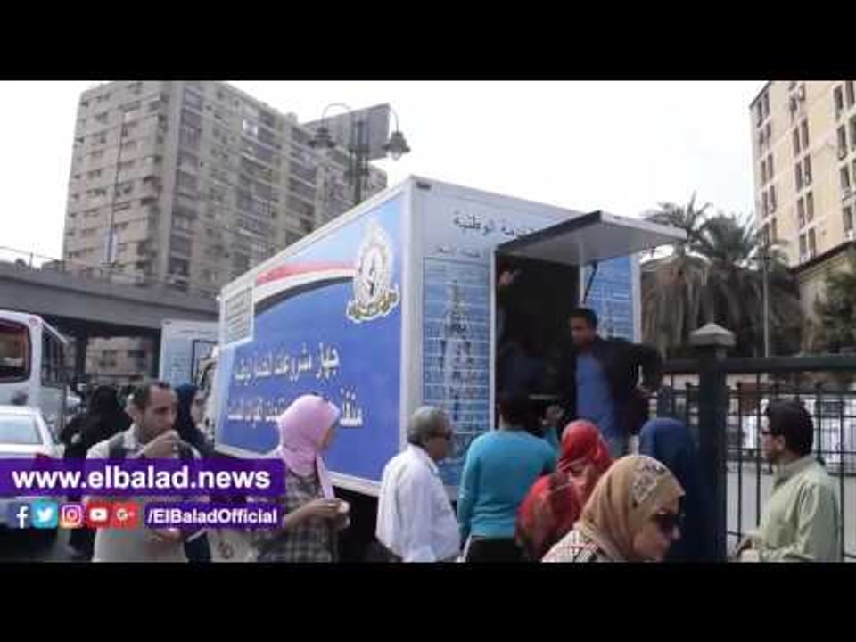 صدى البلد |سيارات القوات المسلحة تنتشر بشوارع الجيزة لتوزيع اللحوم بأسعار مخفضة