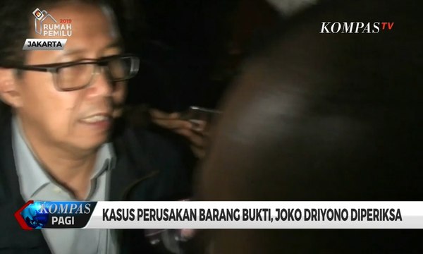 Jokdri Tersangka Kasus Perusakan Barang Bukti
