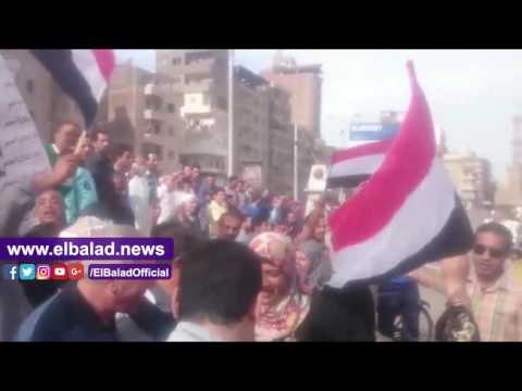 صدى البلد | تظاهرات مؤيدة للسيسي بشوارع الغربية