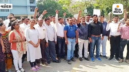 વડોદરામાં મહેસુલ વિભાગના કર્મચારીઓ પગાર વધારાની માંગ સાથે માસ સીએલ પર ઉતર્યા