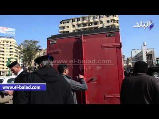 صدى البلد | مرور القاهرة يشن حملة مكبرة بميدان التحرير