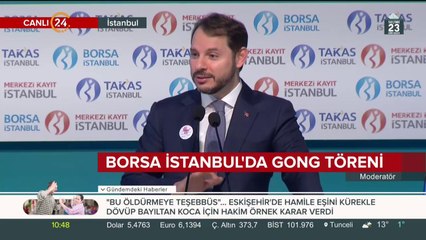 Borsa İstanbul'da gong töreni