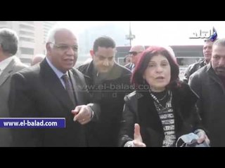 صدى البلد | محافظ القاهرة لـ"عامل بمشروع تطوير الكورنيش": "لو حجر اتكسر هخصم تمنه من يوميتك"