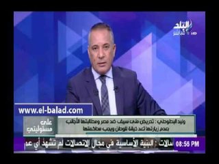 صدى البلد |  مرشد سياحى : تحريض منى سيف ضد مصر خيانة للوطن