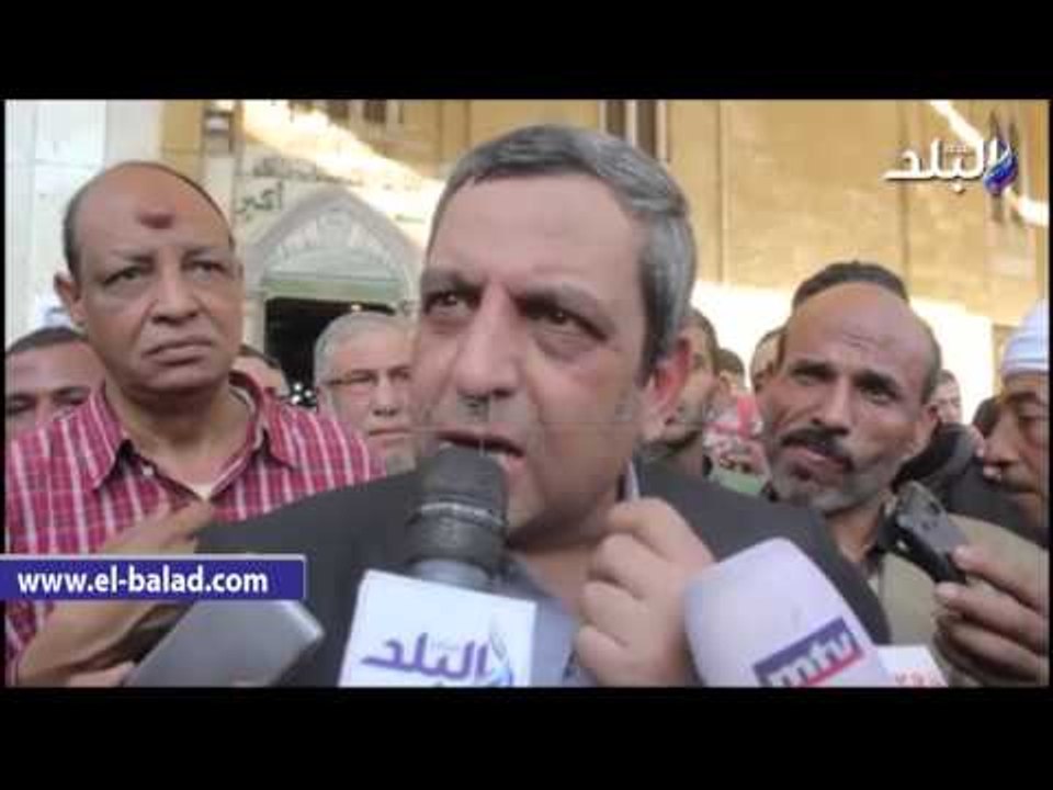 صدى البلد | نقيب الصحفيين ووزير الثقافة يقدمان واجب العزاء في جنازة "الاستاذ"