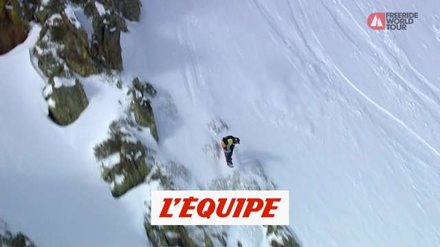 Le run gagnant de Marion Haerty en Andorre - Adrénaline - Snowboard freeride