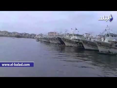 صدى البلد | صيادو عزبة البرج يغلقون بوغاز اعتراضاً على التراخي في حمايتهم