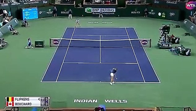 Kirsten Flipkens (credit @WTA) - Twitter @WTA