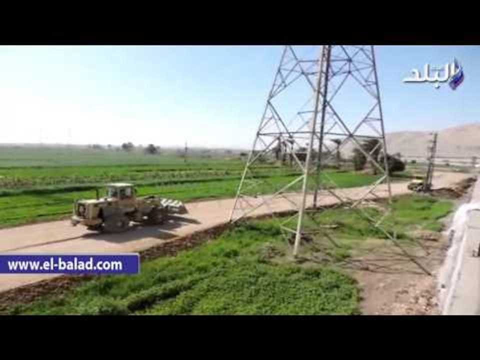 صدى البلد | إنشاء طريق فرعي حول كوبري سوهاج المنهار لمرور السيارات