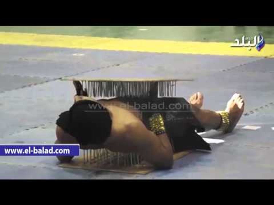 صدى البلد | الرجل الخارق يظهر فى احتفالات «الدقهلية» بعيد المحافظة