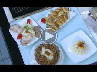 ارز عربى بالفراخ و باتيه بالجبنه و شارومه لحم مفروم سورى فى اكلة من بلدى