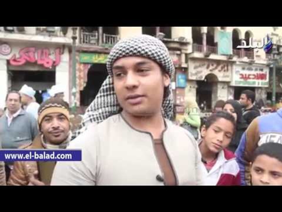 صدى البلد |  ساحة مسجد الحسين تتحول الي كرنفال‎ في الليلة الختامية للمولد