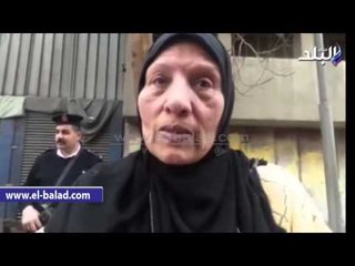صدى البلد | "سيدة" تصرخ امام البرلمام وتستغيث بـ"السيسي": "ارحم ابني"