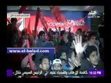 صدى البلد |الأهلوية يحتفلون بالفوز علي الزمالك أمام مقر النادي