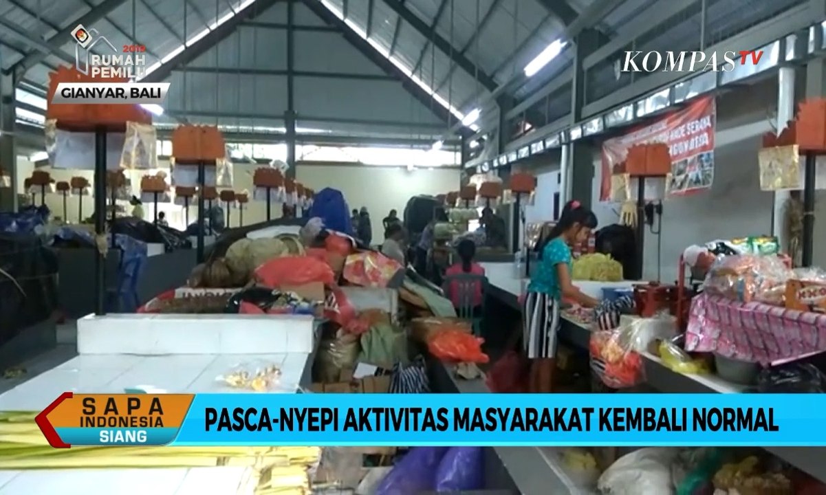 Pasca-Nyepi Aktivitas Masyarakat Kembali Normal