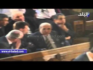 صدى البلد |  البابا يبدأ صلاة الجناز على جثمان «بطرس غالي»