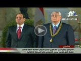 الرئيس السيسى يمنح الرئيس السابق عدلى منصور قلادة النيل