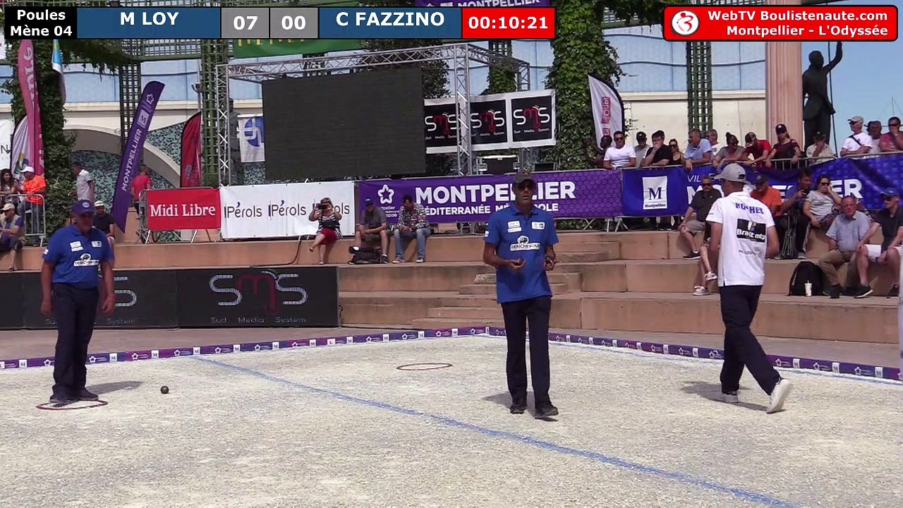 Odyssée 2018 des Champions à Montpellier : 1ères de poules LOY vs FAZZINO