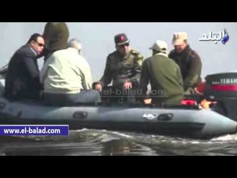 صدى البلد | تعطل لنش حكمدار الفيوم المرافق لمحلب وسط ببحيرة قارون