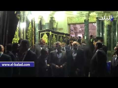 صدى البلد | وصول رئيس الوزراء لأداء واجب العزاء في هيكل