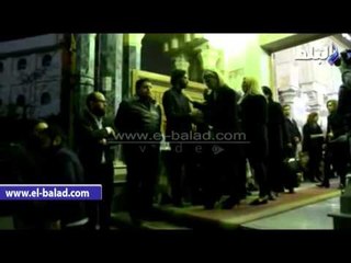 صدى البلد |وصول كندة علوش وأنغام وأكرم القصاص لعزاء الروائي علاء الديب‎