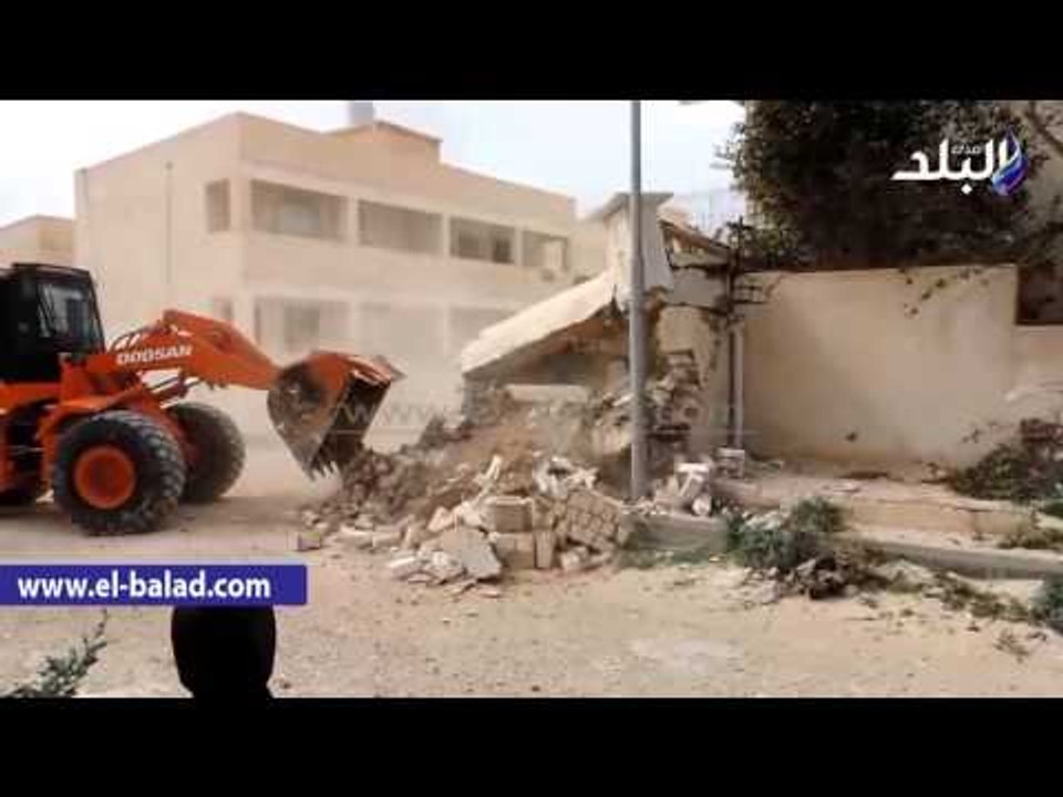 صدى البلد | إزالة 19  حالة تعد على أراضي الدولة بمطروح