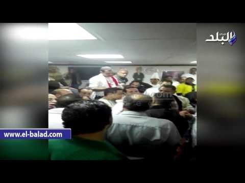 صدى البلد | إضراب العاملين بفندق الماريوت