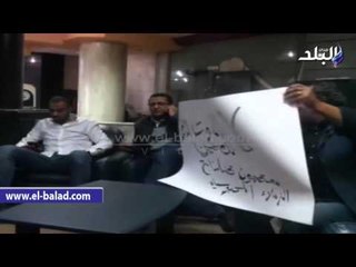 صدى البلد | بدء اعتصام "البلشى"وكامل احتجاجا على الانتهاكات ضد الصحفيين المسجونين