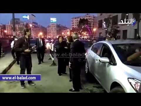 صدى البلد | وصول العصار لعزاء حسنين هيكل