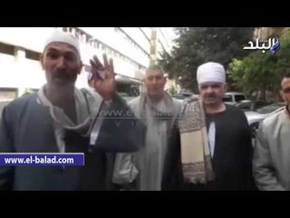 صدى البلد |تظاهر أهالى عزبة مختار أمام الوزراء لإلغاء قرار هيئة الإصلاح الزراعى