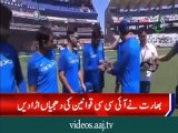 Watch: Indian cricket team wear Army caps