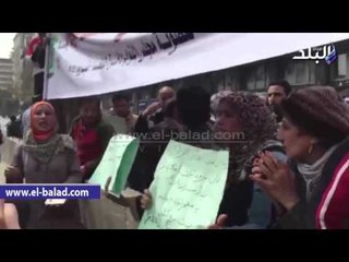 صدى البلد | أنصار عكاشة يطالبون بإلغاء اتفاقية السلام وحل مجلس الشعب