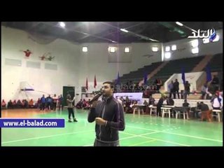 صدى البلد | انشاد دينى واغانى وطنيه فى مهرجان ذوى القدرات الخاصه بالدقهلية