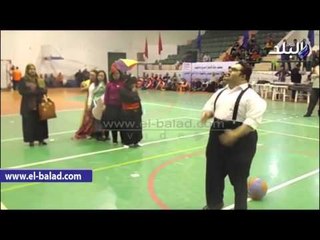 صدى البلد |اوبريتات غنائية لذوى القدرات الخاصة بالمنصورة
