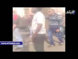 صدى البلد |  طابور للمواطنين بعين شمس لحجز "الميكروباص" بـ"الدور"