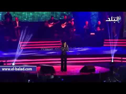 صدى البلد |عروض فاير ورك وسحب على جوائز الأهرام فى حفل نانسى عجرم