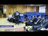 صدى البلد |  محافظ المنيا يبحث مع ممثلي بنوك مبادرة