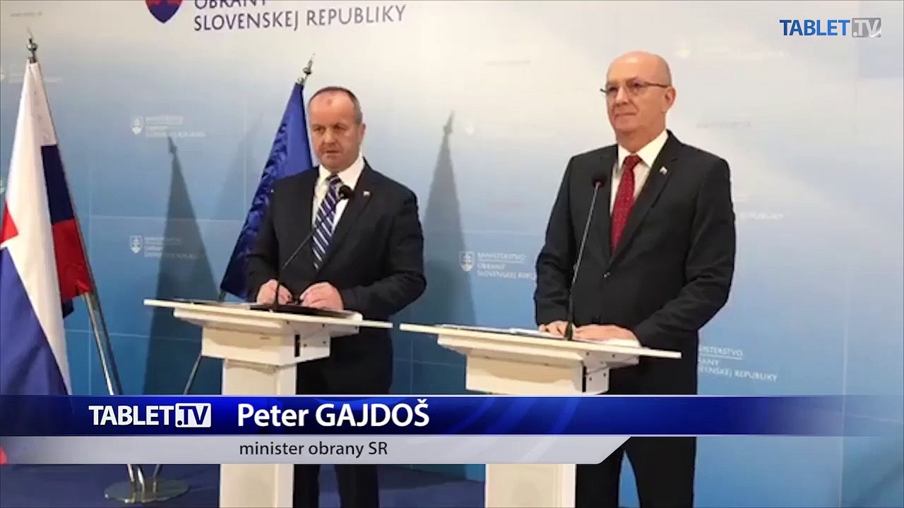 ZÁZNAM: TK ministra obrany SR Petra Gajdoša