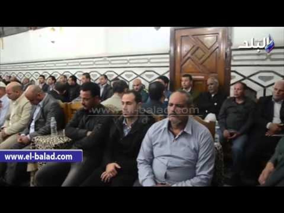 صدى البلد | قيادات الإسعاف ومحافظة شمال سيناء‎ يشاركون في عزاء الشهيد رضا الشحات