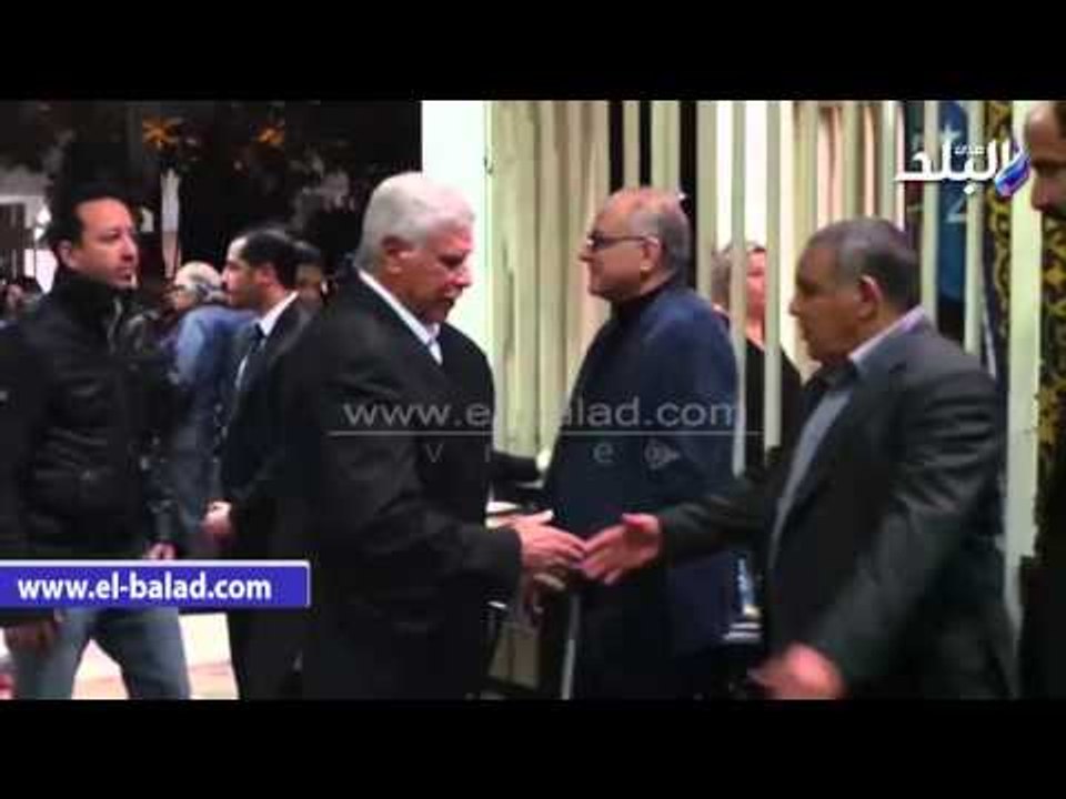 صدى البلد | حسن شحاتة يصل عزاء الكابتن حسن مختار