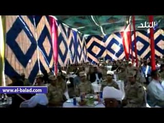 صدى البلد | محافظ أسوان يشهد إحتفال القوات المسلحة بيوم الشهيد