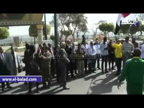 صدى البلد | مارثون رياضي بالمنيا احتفالا بالعيد القومي