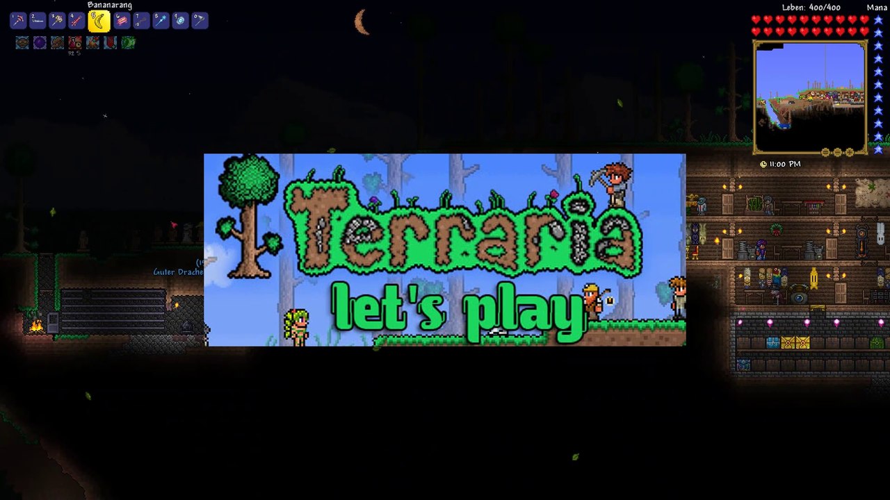 Terraria Let's Play 147: Das Grundgerüst der Monsterfalle