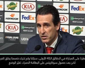 كرة قدم: دوري أوروبا: طرد سوكراتيس غير المعادلة للآرسنال- إيمري