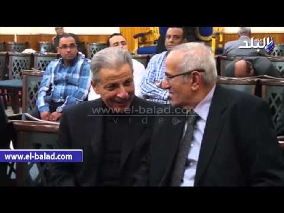 صدى البلد |  السفير السعودي في عزاء زوج رجاء الجداوي حسن مختار