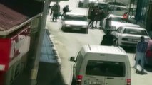 Başkent'te Kadınlar Gününde kadına şiddet kamerada