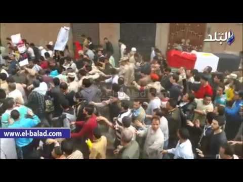 صدى البلد | جنازة شهيد الدقهلية تتحول لمظاهرة ضد الارهاب