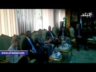 صدى البلد | السفير الألمانى بقنا:  1.7 مليار يورو حجم استثماراتنا فى مصر