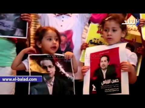 صدى البلد | وقفة احتجاجية لأهالي الصحفيين المحبوسين بعمومية النقابة