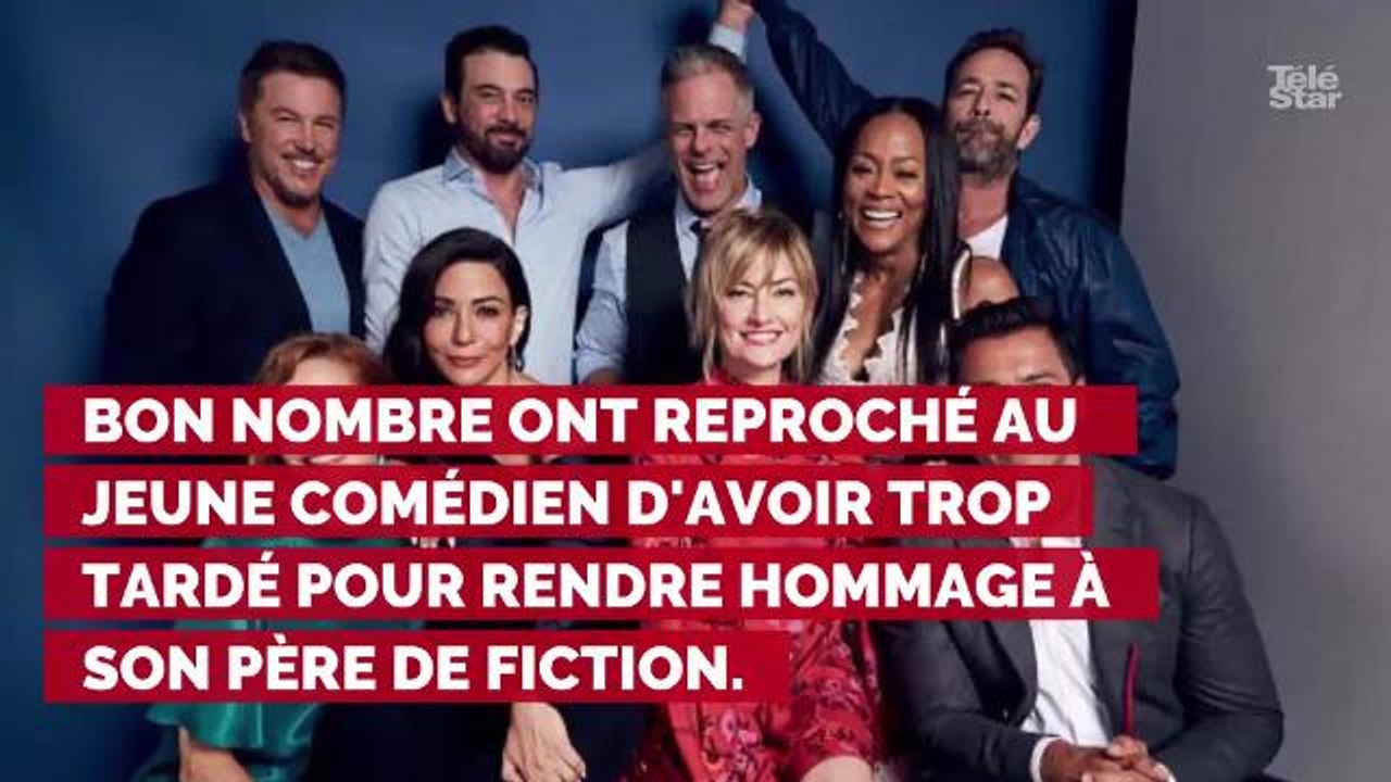 "Repose en amour" : K.J. Apa rend hommage à Luke Perry, qui jouait son père dans Riverdale